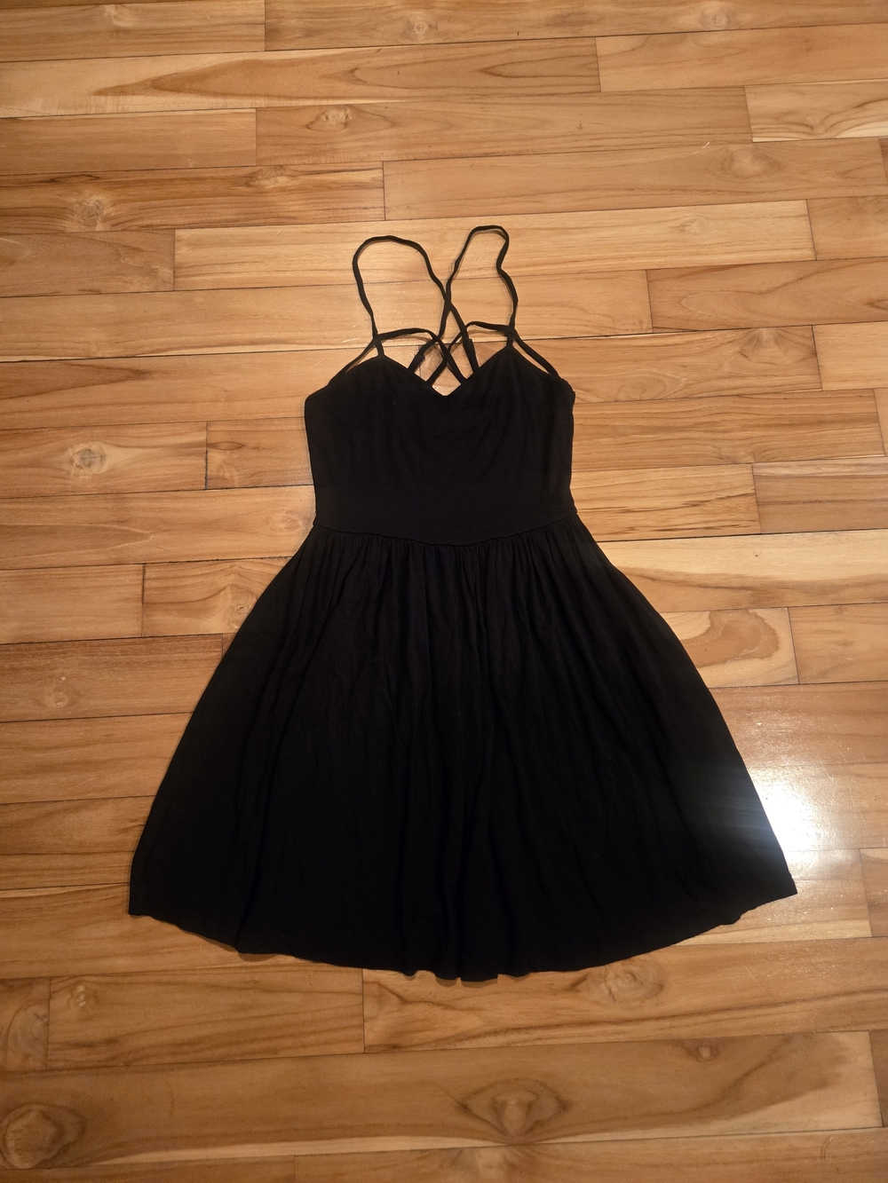 Front Strappy Skater Dress